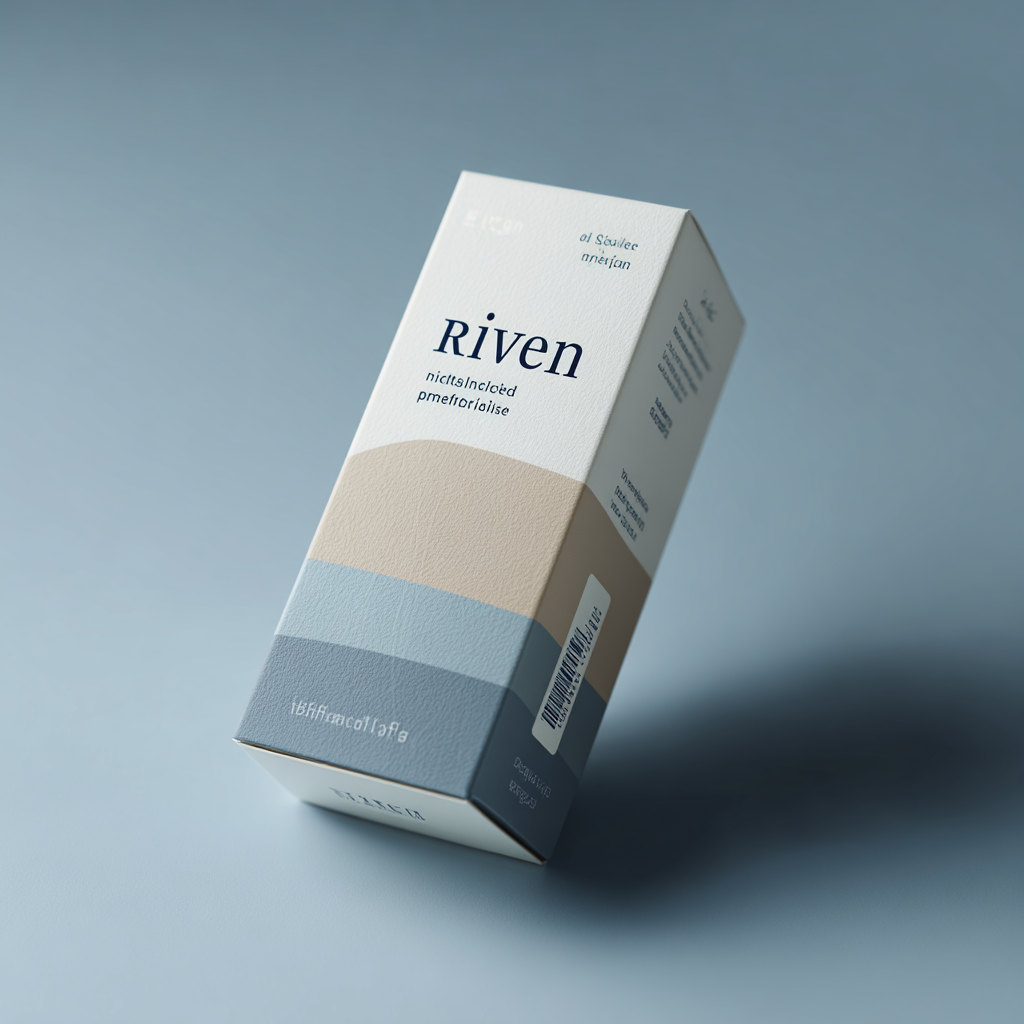 hyperact riven product package on neutral background